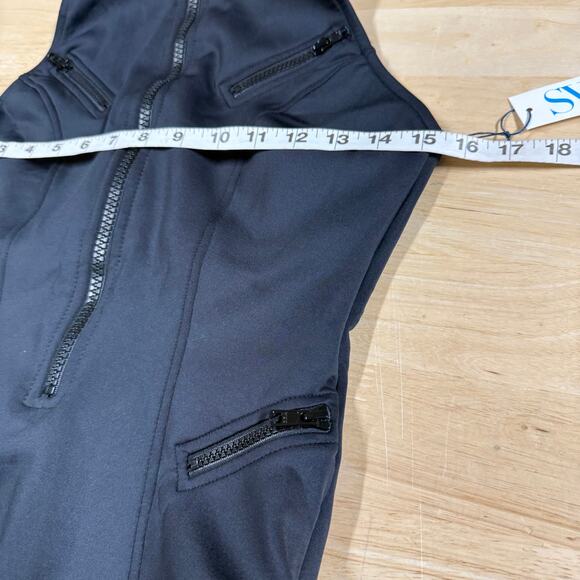 Magicsuit NWT Laguna Beach Coco Zip Front One Piece Swimsuit Black Size 10 - Picture 9 of 12